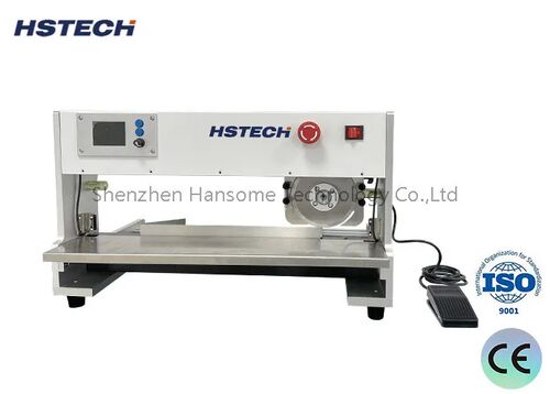 أخبار الشركة الأخيرة عن كيف تحسنت آلة إزالة لوحات الـ PCB لدينا كفاءة إنتاج SMT-HSTECH