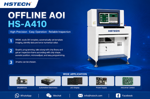 أحدث مدونات الشركة حول HSTECH تصدر وثيقة مواصفات ورقة البيانات الكاملة لـ A410 Economical Offline AOI مع جدول المعلمات القياسي