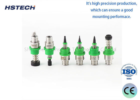 سعر جيد فوهة SMT 503 لـ JUKI 2000، E36027290A0، فضة وخضراء، 31x16mm، فولاذ تونغستن + المطاط + السيراميك متصل