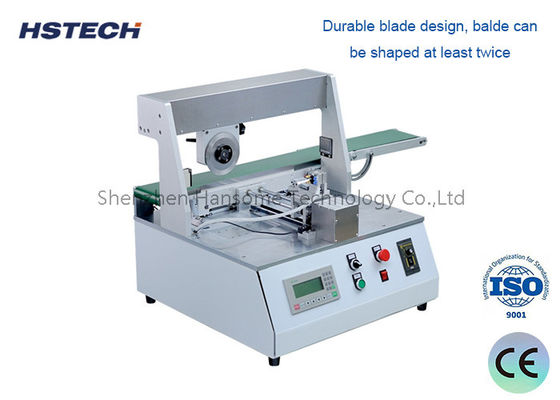 سعر جيد 400mm الطول V-خروط معدات PCB Depaneling مع تصميم شفرة الفولاذ عالية السرعة الانترنت