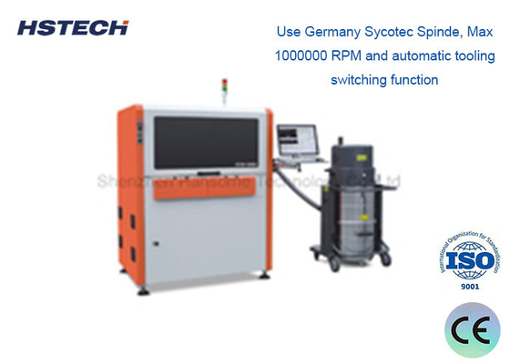 سعر جيد 100000 دورة في الدقيقة نظام CCD لفوهة في خط PCB Depaneling Router Machine لخط اختبار ATE الانترنت