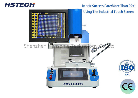 سعر جيد معدات معالجة PCB HS-800 BGA محطة إعادة العمل مع دمج رأس تركيب الهواء الساخن الانترنت