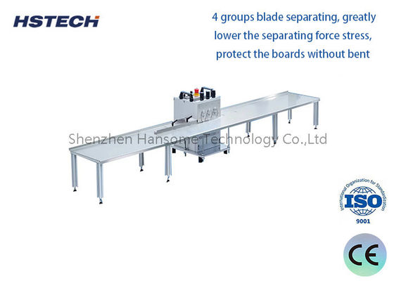 سعر جيد آلة فصل الشريط من الألومنيوم والألياف LED مع 4 مجموعات فصل شفرة الانترنت