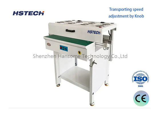 سعر جيد الفولاذ المقاوم للصدأ اليدوي الكرنك ESD حزام LED زر عرض ضبط ناقل النقل PCB الانترنت