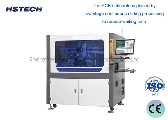 سعر جيد آلة توجيه PCB مزدوجة المنصة المتقدمة مع نظام الرؤية الآلية لقطع PCB متعدد الاستخدامات الانترنت
