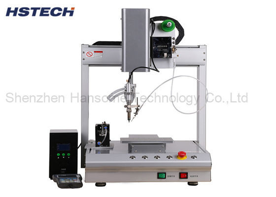 سعر جيد 4 محور روبوت لحام أوتوماتيكي حديد مزدوج واحد / دورة رأس AC220V/110V الانترنت