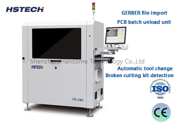 سعر جيد ألمانيا Sycotec Spindle Inline Automatic PCB Router Machine آلة توجيه الكريستال الآلي الانترنت