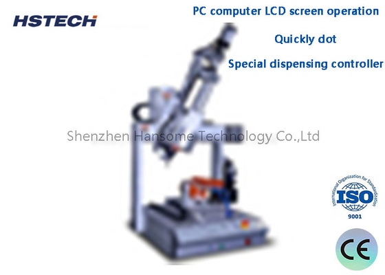 سعر جيد جهاز كمبيوتر حاسوب تشغيل شاشة LCD تحكم التوزيع الخاص 4 محورات آلة توزيع الغراء AB آلة توزيع الغراء الانترنت