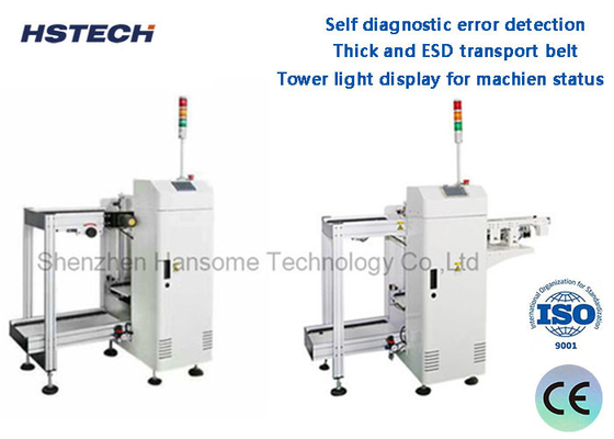 سعر جيد الحزام النقل سميك و ESD التشخيص الذاتي الكشف عن الأخطاء PCB Loader Unloader الانترنت