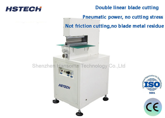 سعر جيد شفرة مدفوعة بالهواء المعدن قوة قطع منخفضة الضغط V قطع PCB Depanelizer الانترنت