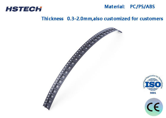 سعر جيد شريط حامل محفوف بالجيب مادة PS / PC / PET مع شريط غطاء شريط حامل محفوف الانترنت