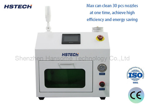 سعر جيد منظف فوهات SMT HS-800 مع شاشة لمسة PLC وغطاء اللون الأخضر الانترنت