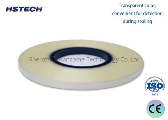سعر جيد شريط غطاء العداد SMD للمكونات: مادة PET الشفافة ذات الختم الساخن ، ضغط الختم 0.2Mpa ، عرض 9.3mm الانترنت