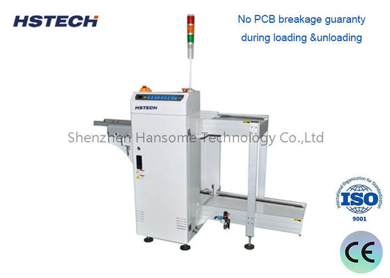 عرض قابل للتعديل Panasonic PLC معتمد PCB Stacker Unloader للألواح العارية
