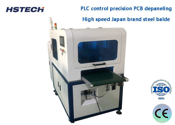 سعر جيد عالية السرعة آلة فاصل PCB النوع التلقائي النقل شفرة الاتصال الكامل التلقائي V-قطع الفصل HS-F350 الانترنت