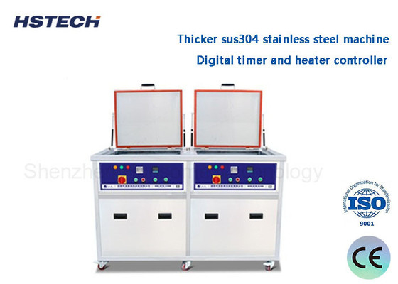سعر جيد AC380V 77L SUS الفولاذ المقاوم للصدأ 3000W قوة التدفئة آلة التنظيف بالموجات فوق الصوتية HS-2030H الانترنت