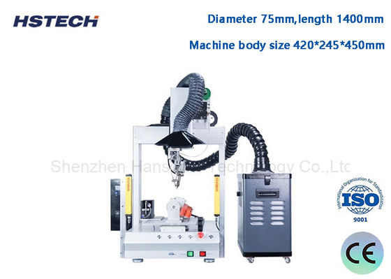 روبوت لحام مكتب أوتوماتيكي مع جهاز تنظيف الضباب الدخاني لتنظيف الهواء HS-S331RA