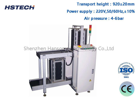 سعر جيد 4-6 بار 3 المجلات آلة تحميل لوحات SMT 1200mm الطول مع 90 درجة الانترنت