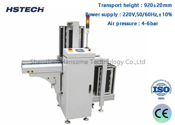 سعر جيد استقرار هيكل الفولاذ المقاوم للصدأ 250mm / 330mm معدات تحميل PCB مع Mitsubishi PLC التحكم HS-LD390 الانترنت