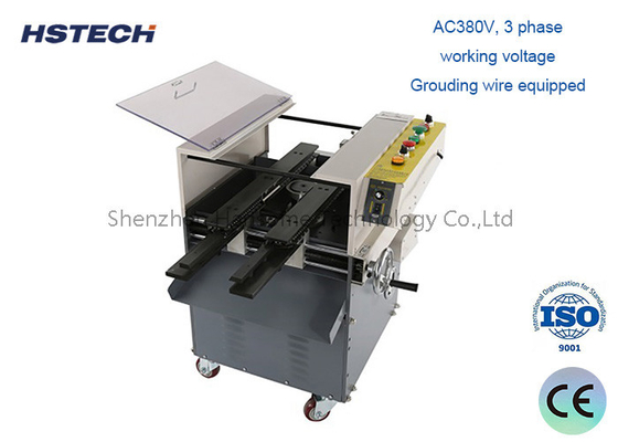سعر جيد قطاعات آلة SMT ذات الاستقرار العالي AC380V 8/10inch Blade 3600rpm آلة قطع الرصاص الآلي لـ PCB الانترنت