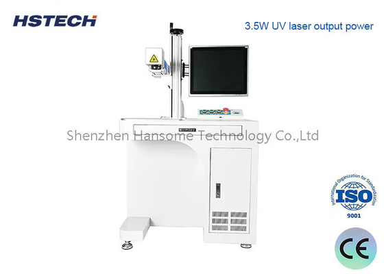 سعر جيد 3W وحدة الليزر فوق البنفسجية PLC التحكم في آلة علامة الليزر فوق البنفسجية مع 4-6bar الانترنت
