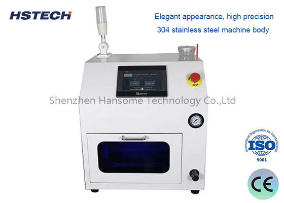 معدات تنظيف فوهات SMT HS-800 مع شاشة لمسة PLC وغطاء أخضر