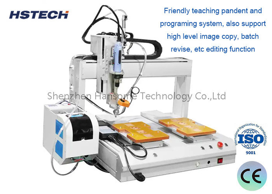 سعر جيد قابلة للتخصيص 4 محور المسمار قفل Mach. w/ تغذية، M1-M6، 500 * 300 * 300 * 100mm الانترنت