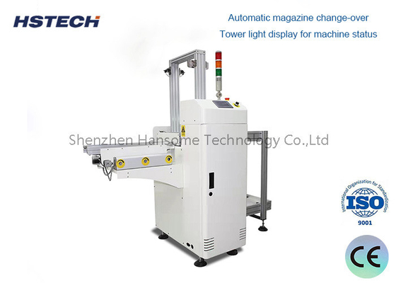 سعر جيد L-R أو R-L PCB Unloader المجلة التلقائية معدات معالجة PCB مع ناقل الحزام الانترنت