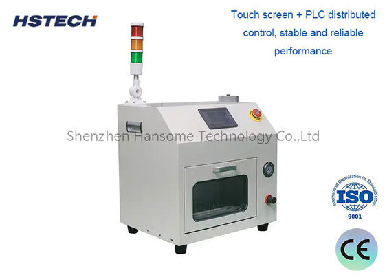 معدات التنظيف المدمجة SMT HS-800 مع شاشة اللمس PLC وتكنولوجيا الطاقة النبضة