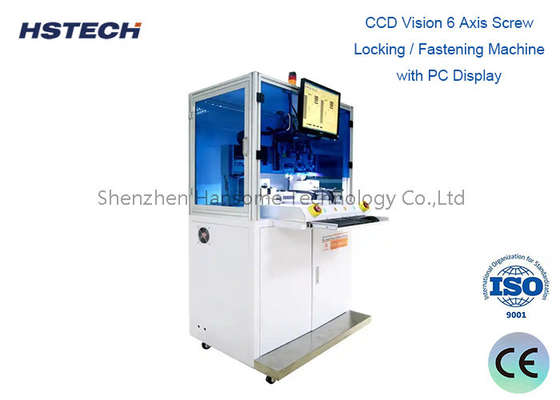 سعر جيد CCD Vision 6 محور آلة ربط المسمار مع شاشة الكمبيوتر لتحديد الدقة العالية الانترنت