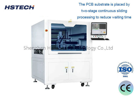 عالية الدقة 4 محور التحكم في الحركة ماكينة توجيه PCB خارج الموقع لتصنيع PCB