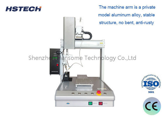 روبوت لحام أوتوماتيكي ذو دقة عالية ذو 4 محاور مع تنظيف آلي ودليل Hiwin