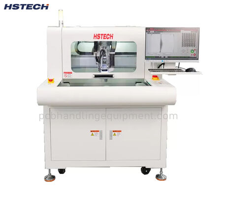 عالية السرعة الآلية مزدوجة الفوهة PCB Depaneling Machine لقطع PCBA عالية الكثافة
