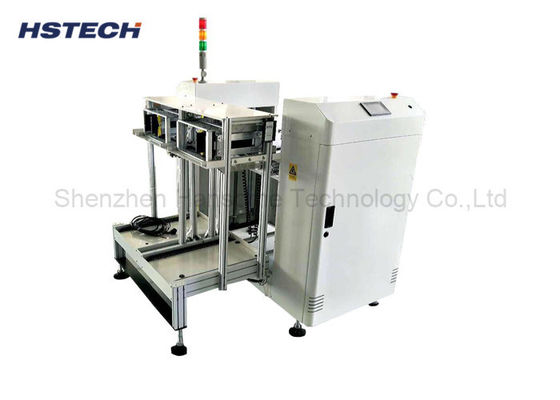 معدات معالجة PCB مزدوجة السكة الحديدية NG / OK PCB Unloader الارتفاع القياسي