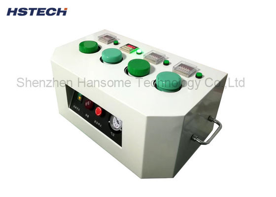 سعر جيد إمدادات الهواء آلة معجون اللون الأبيض 4 خزان العمل AC 110V / AC220V 50/60Hz الانترنت