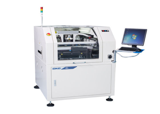 سعر جيد GKG SMT طابعة شفرة آلة تشغيل النوافذ برج الضوء 0.01mm الدقة الانترنت