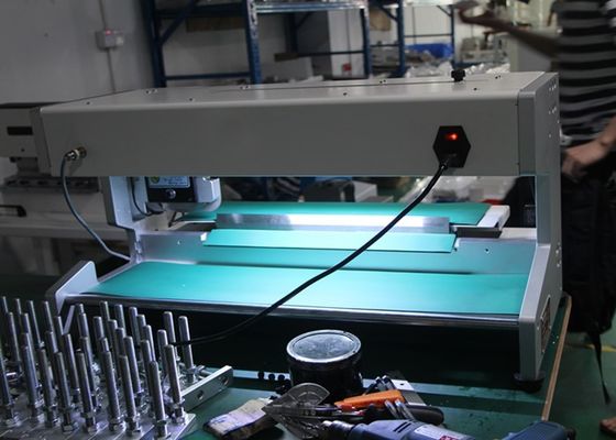 سعر جيد أجهزة تحويل لوحات PCB من الفولاذ المقاوم للصدأ طول القطع 400 مم مصحوبة بضوء LED الانترنت
