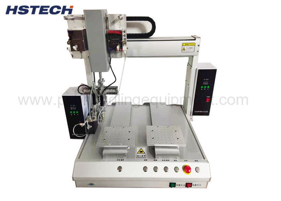 سعر جيد روبوت اللحام الآلي ذو منصة مزدوجة RS232 300mm/S الانترنت